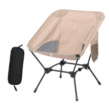 Ergonomic Fishing Chair Foldable Iron Frame Suitable for-khaki