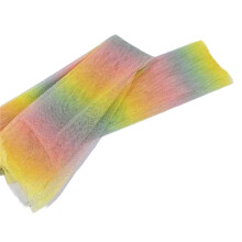 Shimmering Tulle Fabric 150cm Wide Sewing-Light yellow powder