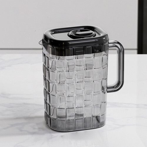 2L Unbreakable Plastic Water Pitcher with Lid