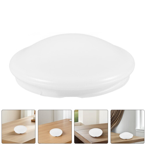 White Round Ceiling Light Cover 24.5 x 24.5 x 7 cm