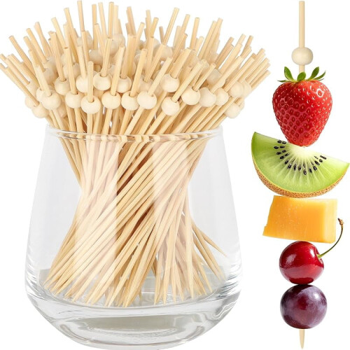 Bambu Cocktailpinnar 4,7" 200-pack