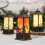 Conjunto de decoração de Natal com lanterna e castiçal 1