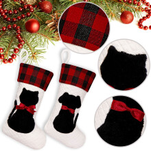 Personalised Dog Christmas Stocking – White Candy Sock