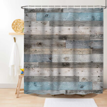 Rustic Wood Shower Curtain 60x70 in