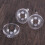 Clear Fillable Plastic Baubles 50mm 10 Pack 3