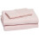 Microfiber Bed Sheet Set Twin XL Blush Pink 3-Piece 2