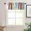 Blauw-witte volant met houtnerfstructuur, 54x18 inch 3