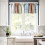 Blauw-witte volant met houtnerfstructuur, 54x18 inch 4