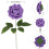 30pcs Light Blue Foam Roses with Stems 2