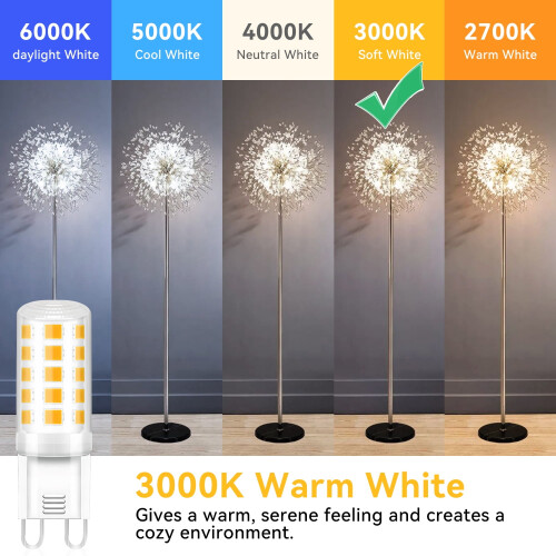 G9LED-lampa 4W, ej dimbar – 6-pack 2