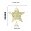 Christmas Tree Topper Star Gold 1 pc 3