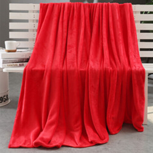 Superweiche Plüschdecke, 100 x 65 cm, Rot 1