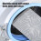 Non-Slip Absorbent Bathroom Mat 15.7x23.6in Grey 4