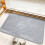 Non-Slip Absorbent Bathroom Mat 15.7x23.6in Grey 5