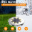 12-Pack Solar Ground Lights, 4.5" 8-LED Warm White 2
