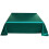 Ensemble de draps en satin vert foncé pour lit simple (3 pièces) 3