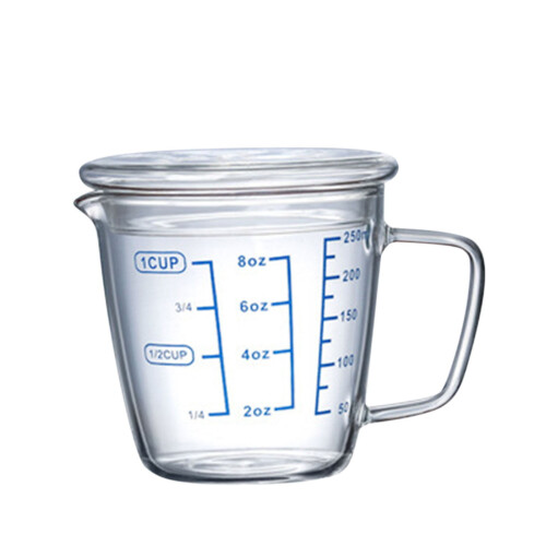 Glas-Milchmessbecher 250 ml oder 500 ml 1