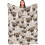 Manta de flanela 50x60 polegadas para casa, cama, sofá 4