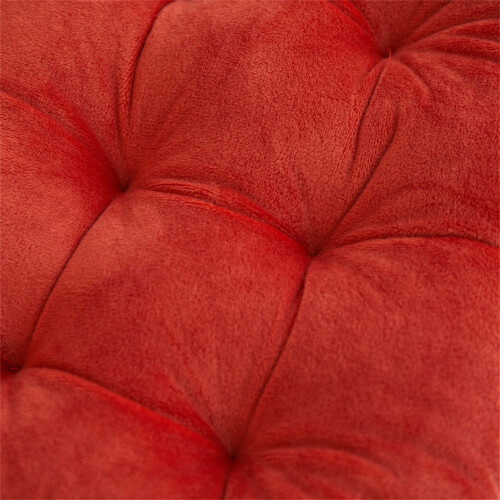 Velvet Seat Cushion Solid Color 40x40x7cm 1