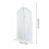 Saco para roupas BVXEEP transparente com zíper completo. 2