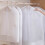 Saco para roupas BVXEEP transparente com zíper completo. 4
