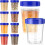 MOQIN 4oz Leakproof Dressing Containers with Screw Lids 2
