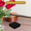Black Jewelry Box with Foam Insert, 9x9x3cm 3