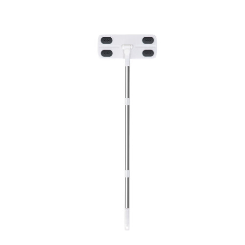 Esfregão eletrostático para pisos com cabeça giratória de 360, branco, 1 unidade. 1