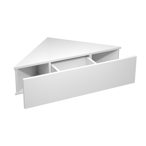 (Matt, Modern/Contemporary) Corner shelf wall drawer bedside table UsalS 1