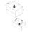 Wooden wall hanging bedside table Usal L 45 cm 2