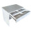 (Modern/Contemporary, Wood) Wooden desk computer table Nitolda White 2