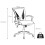 (White) Office Chair Desk Chair Offilo PU 4
