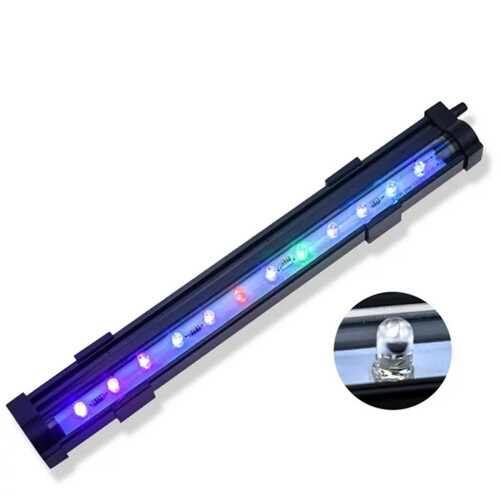 Bară de lumini LED MOQIN RGB pentru acvariu cu telecomandă