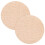 Rund lampeskjerm diffuser stoff 16 cm 2 stk kaffe 1