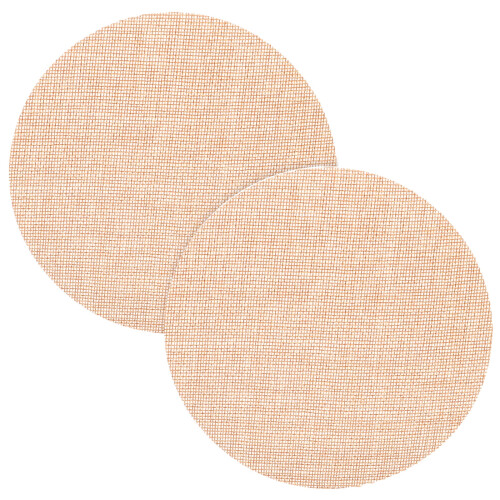 Rund lampeskjerm diffuser stoff 16 cm 2 stk kaffe