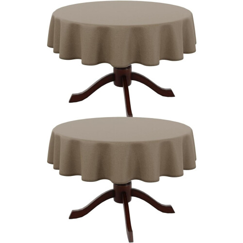 Round Tablecloth 54" Sage Green Polyester