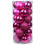 Plastic Bubble Ornaments 3cm 24 pcs Hot Pink 1