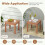 18" Square Eucalyptus Outdoor Side Table 4
