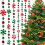 Candy Bead Garland Red & White 8 ft 1