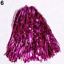 Pompon da cheerleader metallizzati – Confezione da 1
