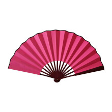 Traditionele houten vouwventilator – rood, 1 stuk