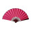 Traditionele houten vouwventilator – rood, 1 stuk 1