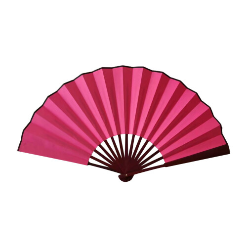 Traditionele houten vouwventilator – rood, 1 stuk