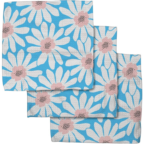 Panos de prato Geoweave 10x10 polegadas - Pacote com 3