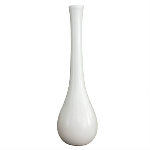 Ceramic Vase Minimalist Black 18cm