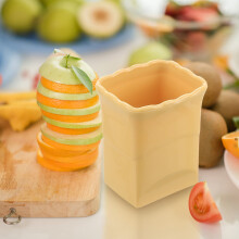 Obstschneider aus Edelstahl für Erdbeeren, Bananen und Kiwis