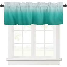 Grijze en witte ombré gordijnvalletje 54x18 inch