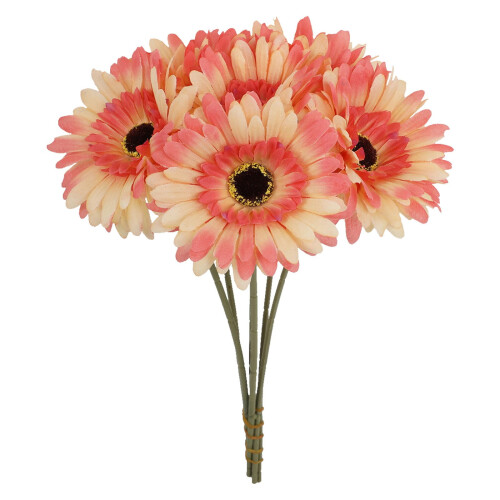 6-Pak kunstige Gerbera Tusindfryd10.2i orange 1