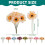 Artificial Gerbera Daisy Bouquet 12.2 in Rustic Style 3