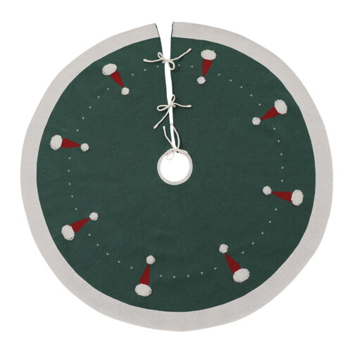 Christmas Tree Skirt 122cm Round Cloth Decoration